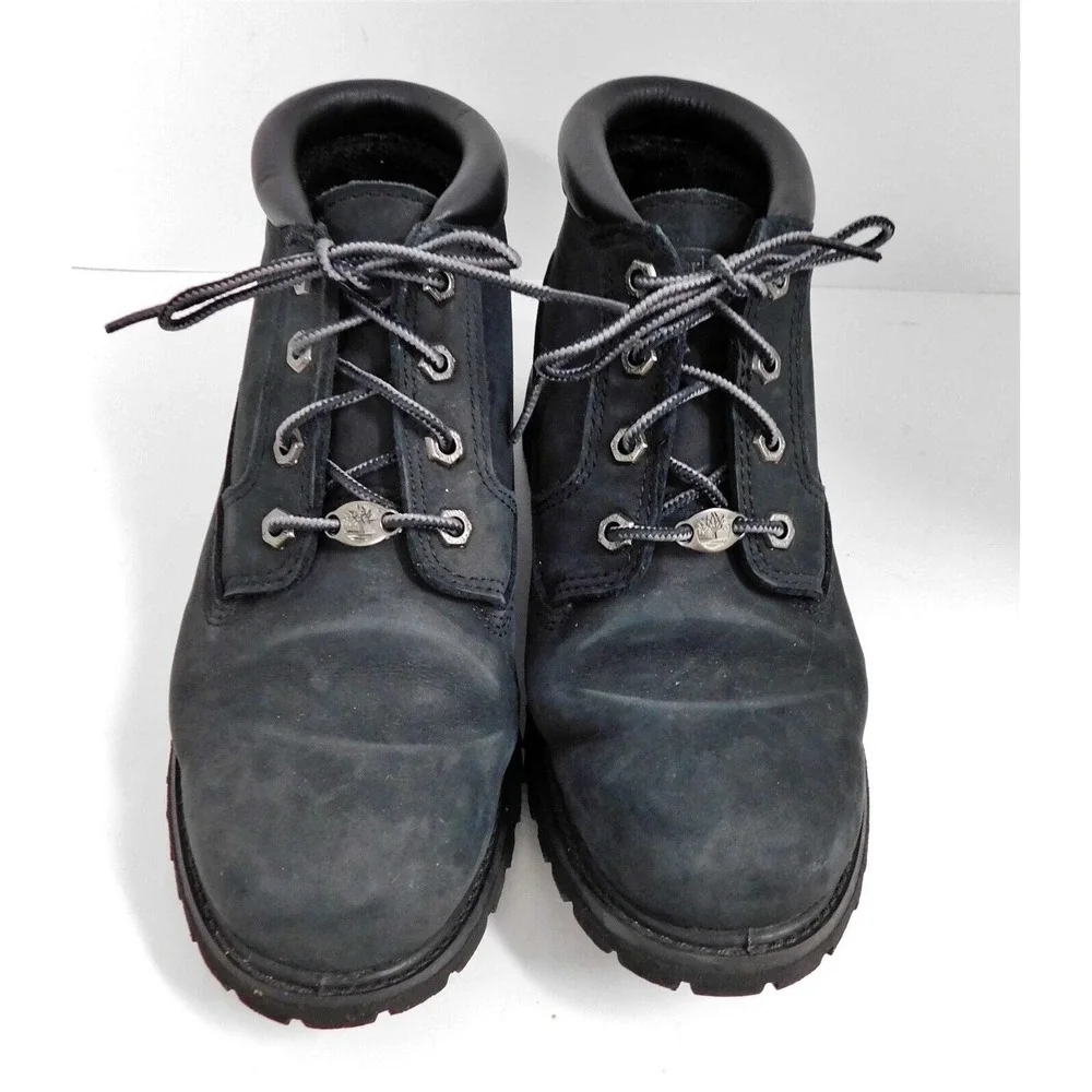Timberland Nellie Black Nubuck Leather Waterproof Hiking Women's Boots 8.5 M‎
